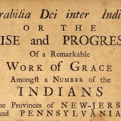 Brainerd Mirabilia title page excerpt