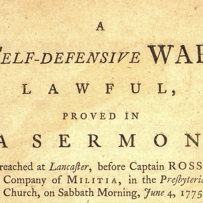 Carmichael's A Self-Defensive War cover page