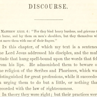 First Page of Garnet's Memorial Discourse