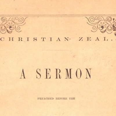 Cover of sermon