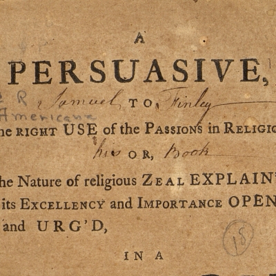 Gilbert Tennent sermon title page