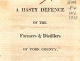 Title page of report